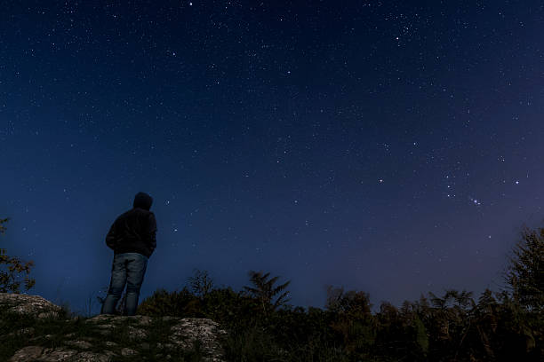 istock Man admiring the stars 494495200