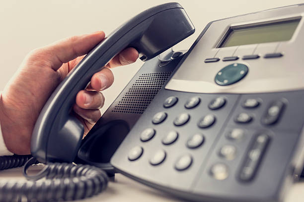 istock Closeup of male operator about to answer a phone call 494495538