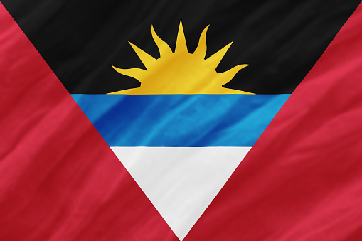 background of ripple antiguabarbuda flag