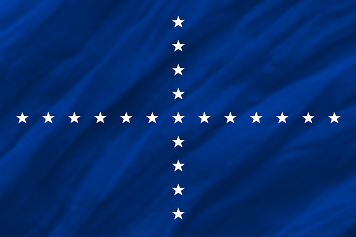 background of ripple Naval Jack flag