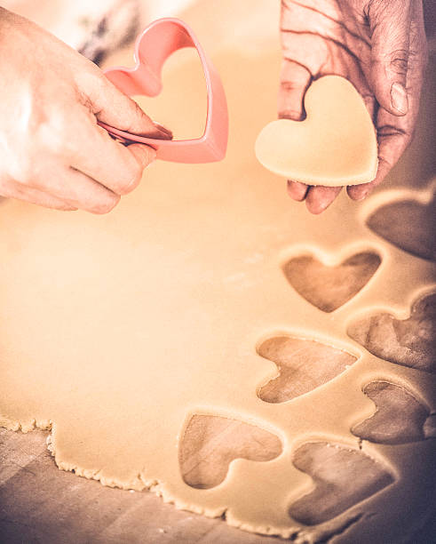 istock Woman Baking Christmas Cookies 494498392