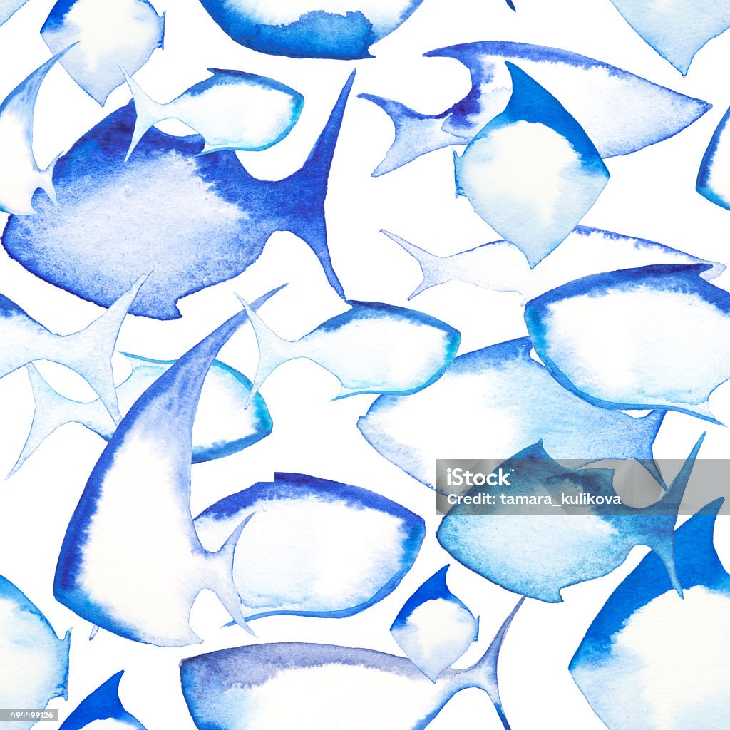Fish Shapes Pattern Different Fish Shapes Pattern Stock Photo - Download Image Now - 2015 ...