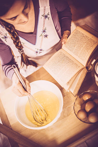 istock Woman Baking Christmas Cookies 494499216