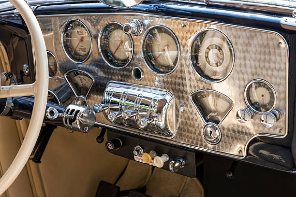 istock Interior of Old Car 494499958