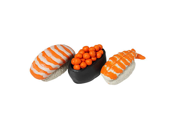 istock miniature sushi model from japanese clay 494501688