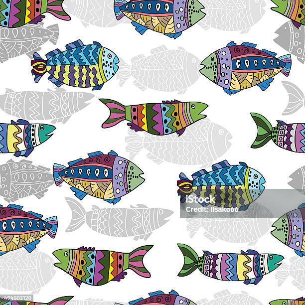 Samlesh Pattern Fish Seamless Fish Pattern Stock Illustration - Download Image Now - Fish ...