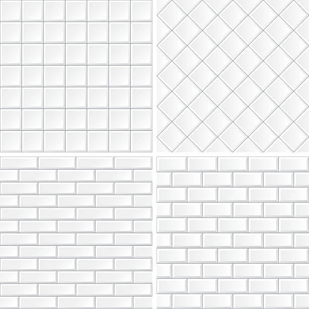 bezszwowe wzór - seamless brick repetition pattern stock illustrations