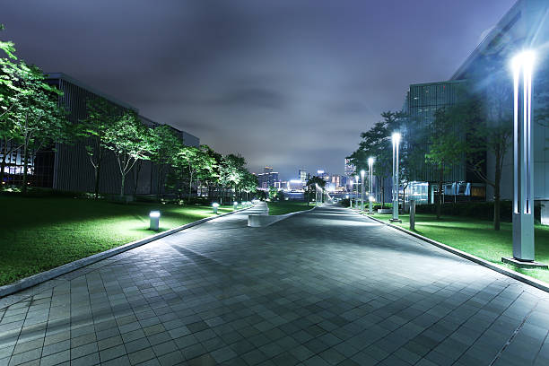 istock The modern buildings and city park 494506785