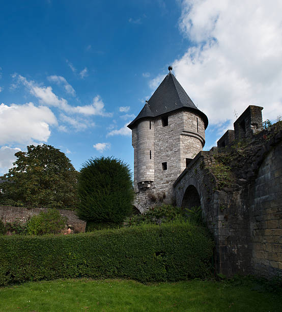 Tower and remnants of the former city wall of Maastricht