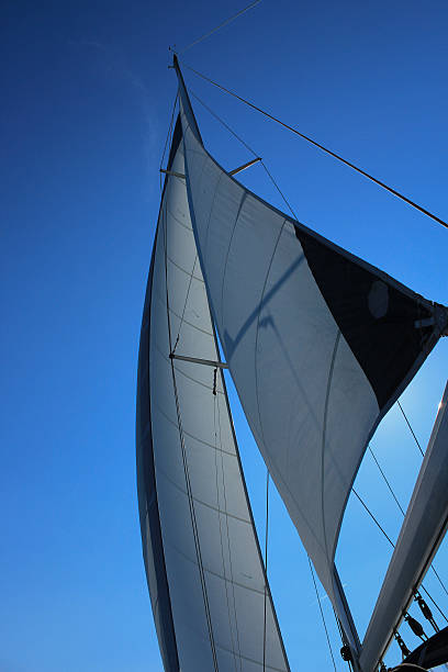 istock Sail and mast of a sailing ship 494507211