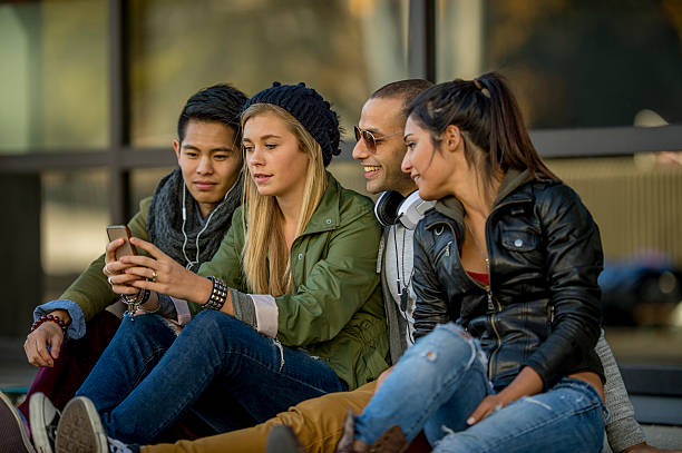 istock Taking a Picture Together with a Cell Phone 494508276