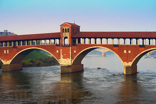 istock Bridge on Ticino river in Pavia,Italy 494508462