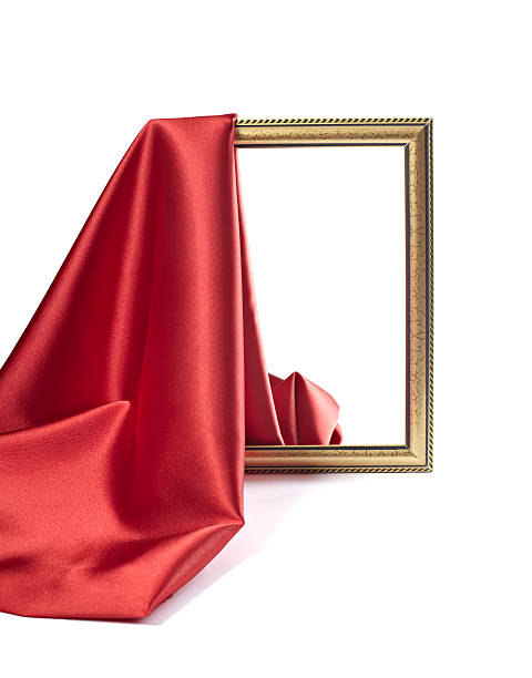 istock silk satin fabric texture background wooden frame 494508685