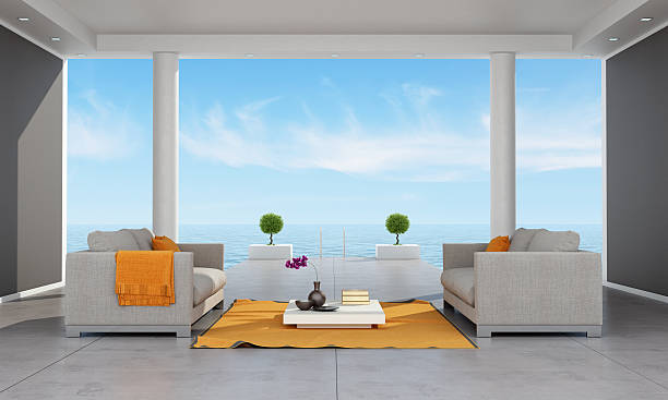 istock Interior of a modern holiday villa 494509191