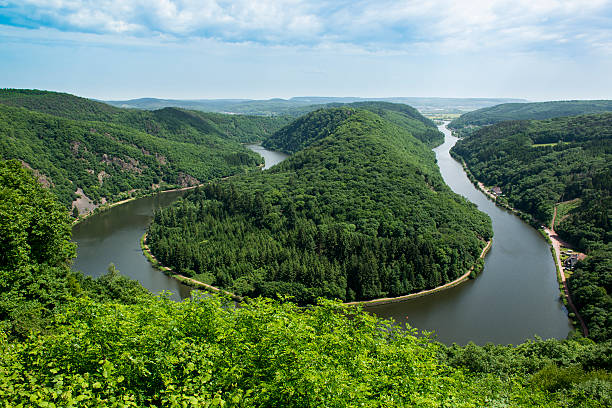 istock View from Cloef to Saarschleife, Saar river, Germany 494509856