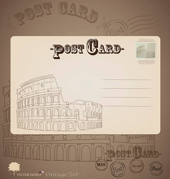 Retro Rome Postcards 190+ Rome Postcards Illustrations, Royalty-Free Vector Graphics & Clip ...