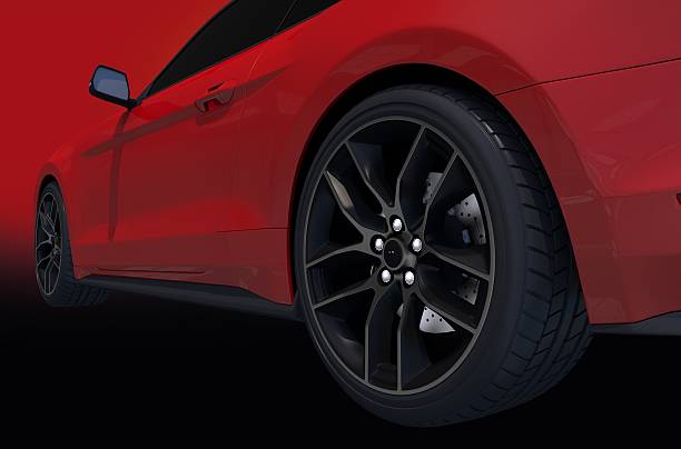 istock Red Sports Car Side View 494522925