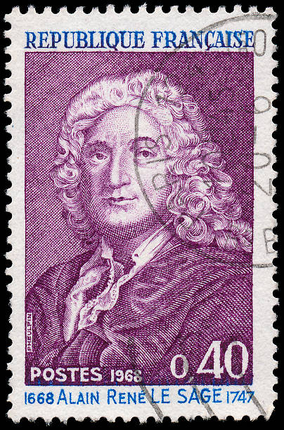 istock Stamp shows Alain Rene LeSage, Novelist and Playwright 494523389