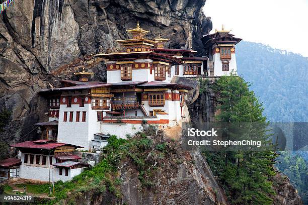 Tigers Nest At Paro Bhutan Stock Photo - Download Image Now - Bhutan, Buddhism, Fantasy