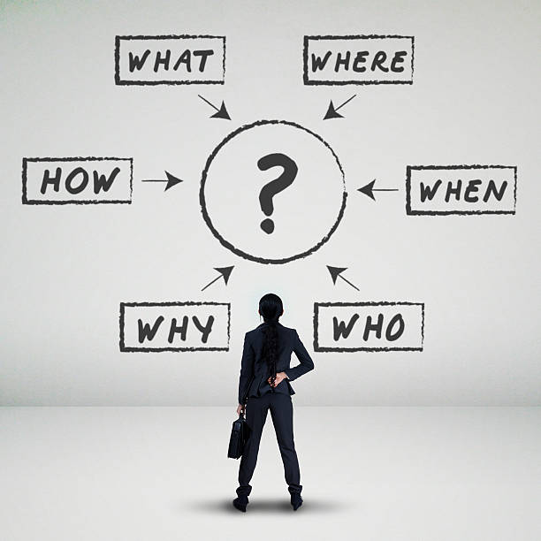 istock Woman looking at many questions 494524597