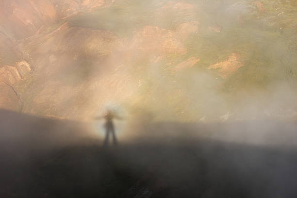 istock Brocken specter optical illusion in central Iceland 494525865