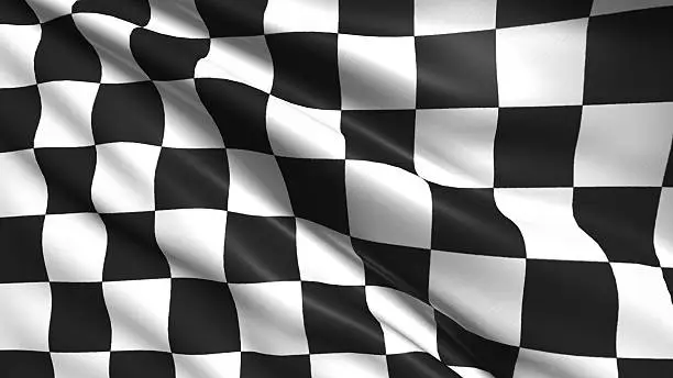 Photo of checkered flag