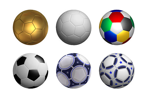 istock Set of soccer balls 494528281