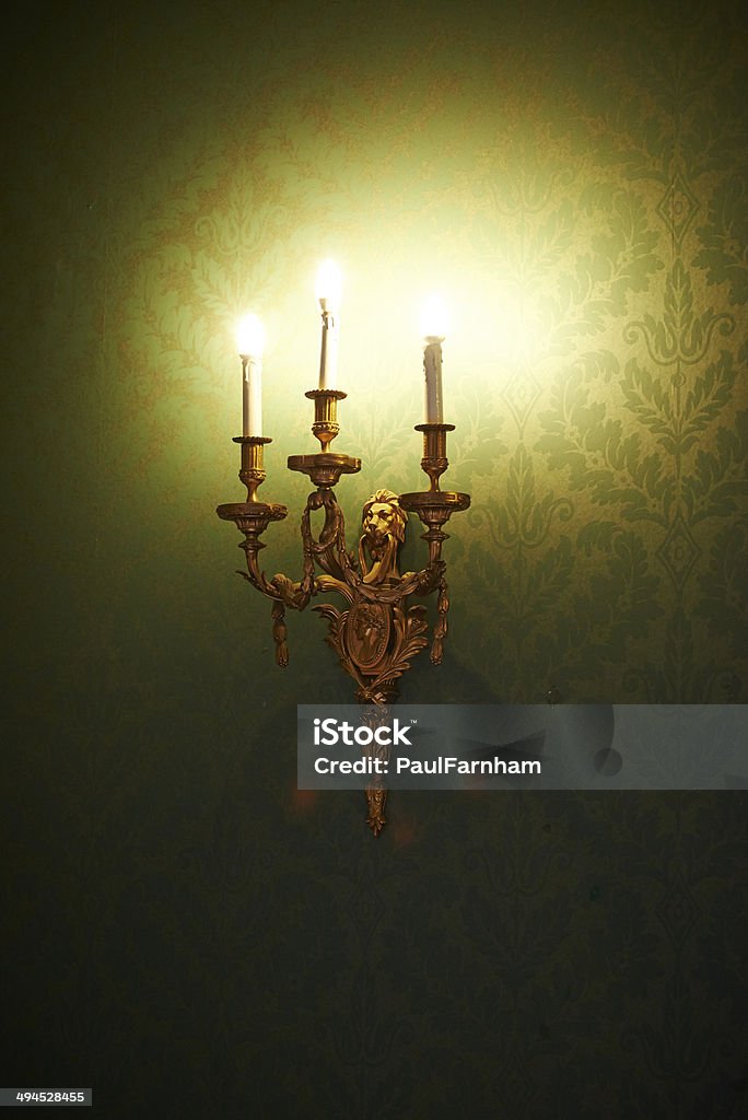 Gothic Light On Green Wallpaper Stock Photo - Download Image Now - Murder  Mystery Game, Aggression, Business - iStock