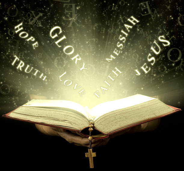 istock The magical rays of bible 494528809