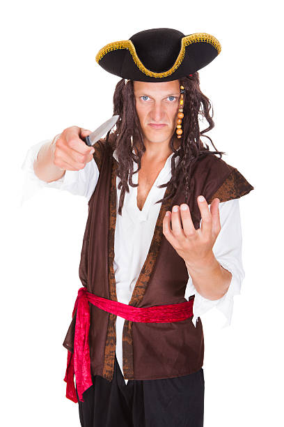 istock Portrait Of A Angry Pirate 494534484