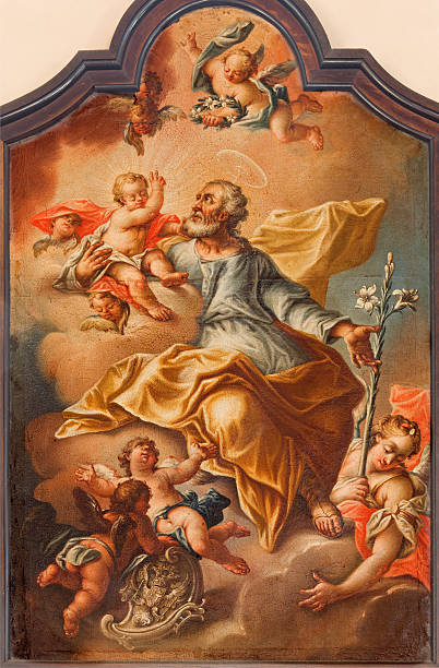 istock Banska Stavnica - St. Joseph baroque paint 494534898