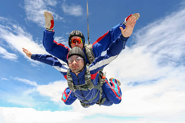 istock Skydiving photo. Tandem. 494538100