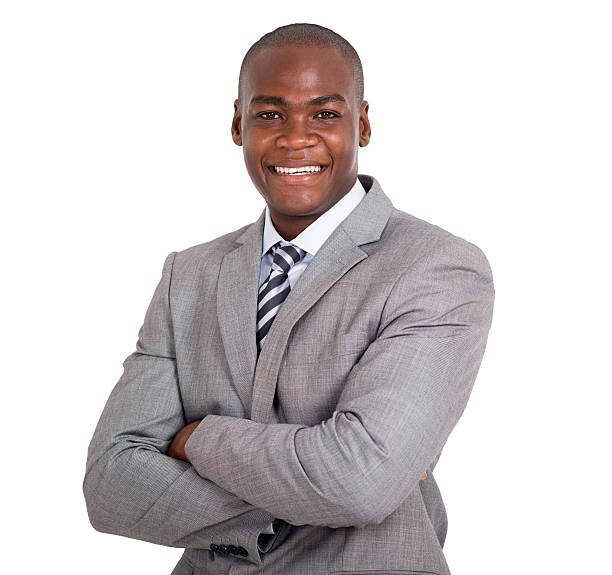 istock african business man with arms folded 494538314