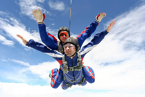 istock Skydiving photo. Tandem. 494538360