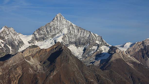 Majestic Mt Weisshorn, view from Gornergrat stock photo