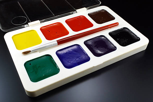 istock Water color paints for drawing 494540248