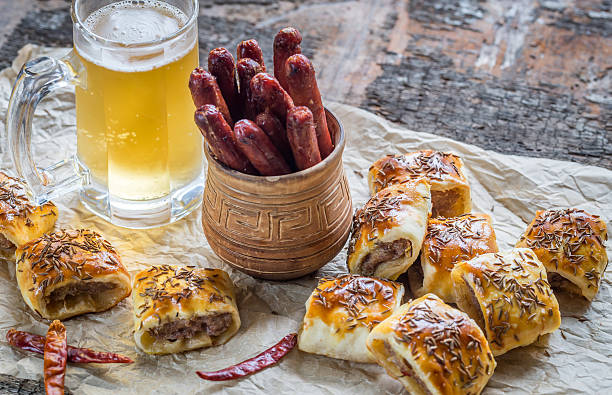 istock Homemade sausage rolls 494543850