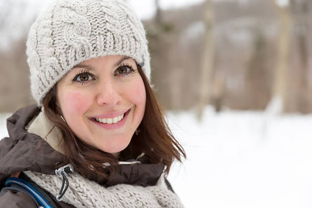 istock Caucasian Young Woman Outdoors in Winter Time 494544064