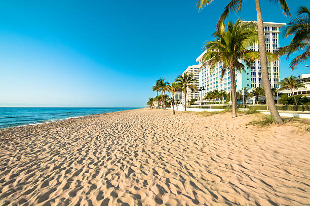 포트 로더데일의 플로리다 비치 - fort lauderdale florida beach lifeguard 뉴스 사진 이미지