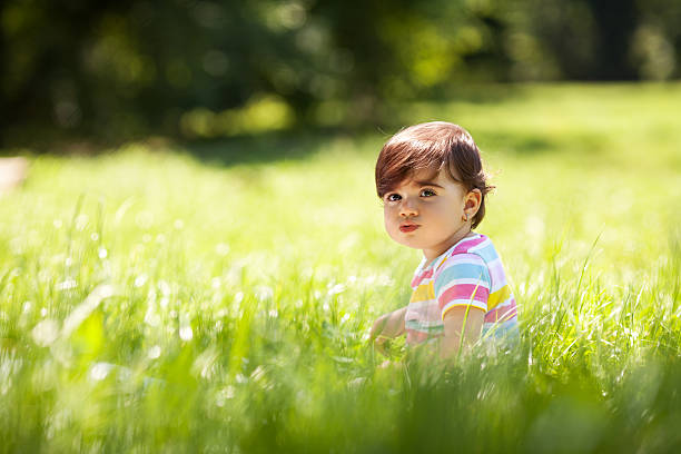 istock Baby girl in nature 494546331