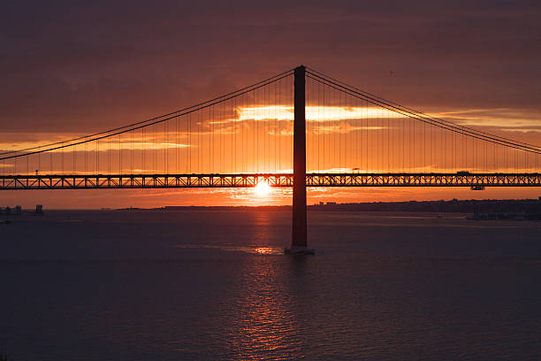 istock April 25th Bridge at Sunset 494546886