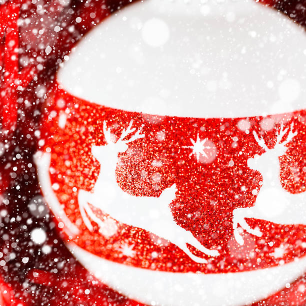 istock Christmas decoration with deer ornament 494547190