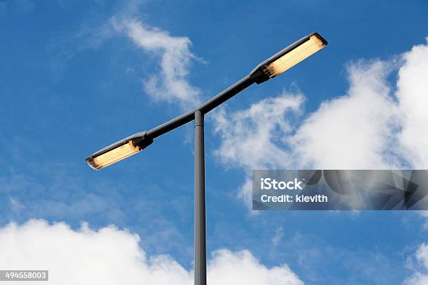 Street Light Stock Photo - Download Image Now - Blue, Burning, Climate Change