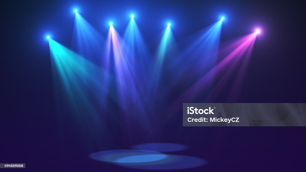 Concert lights (super high resolution) 3d render concert lights for you project on very high resolution Awe Stock Photo