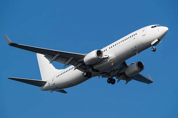 Boeing 737-800 landing to Haneda International Airport in Tokyo, Japan.