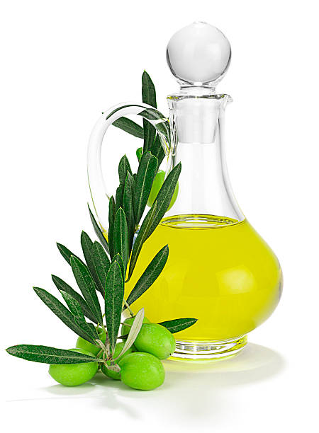 istock Olive Oil and Olive's Branch 494561266