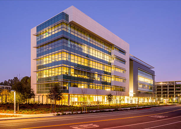 istock New Office Building and Parking Garage 494561752