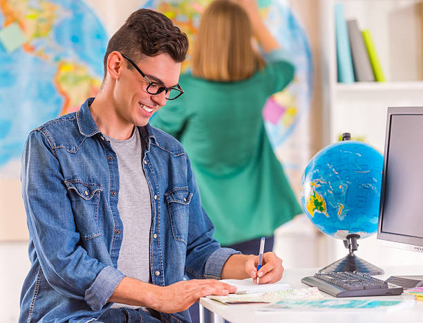 istock Office Travel Agency 494561984