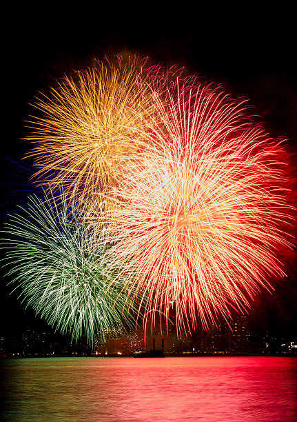 istock Japanese Fireworks in Summer 15 494562044