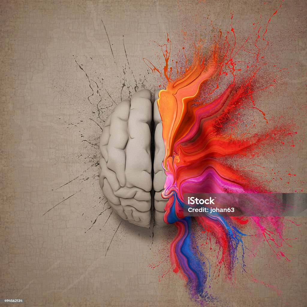 Le cerveau créatif - Photo de Créativité libre de droits